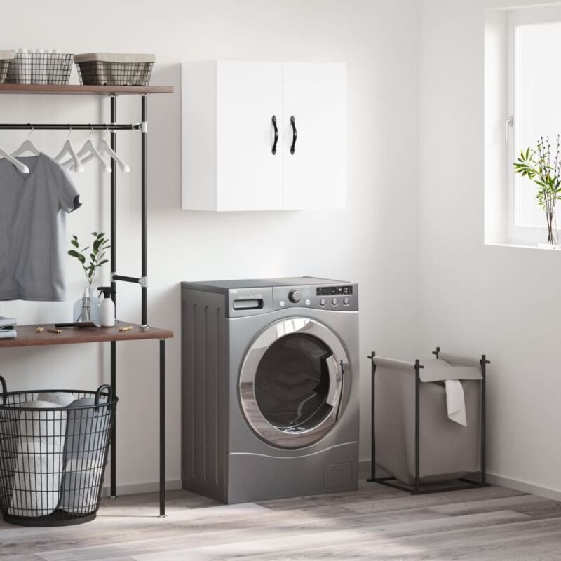 Wall Cabinet White 60x31x60 Cm Engineered Wood Vidaxl