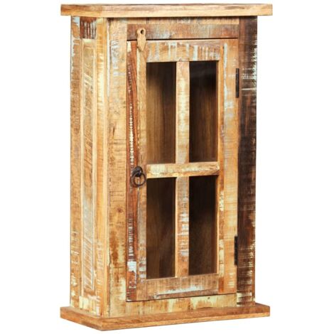 Wall Cabinet Solid Reclaimed Wood 44x21x72 cm vidaXL