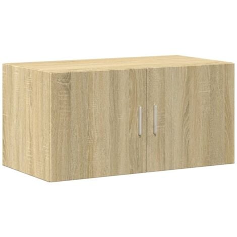 Wall Cabinet Sonoma Oak 80x42.5x40 cm Engineered Wood vidaXL