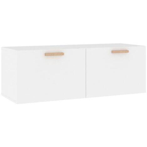 Wall Cabinet White 100x36.5x35 cm Engineered Wood vidaXL