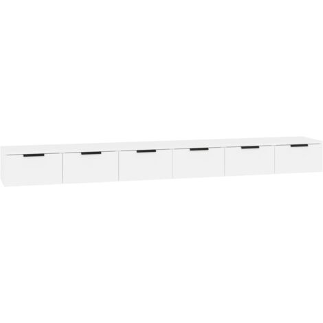 Wall Cabinets 2 pcs White 102x30x20 cm Engineered Wood vidaXL