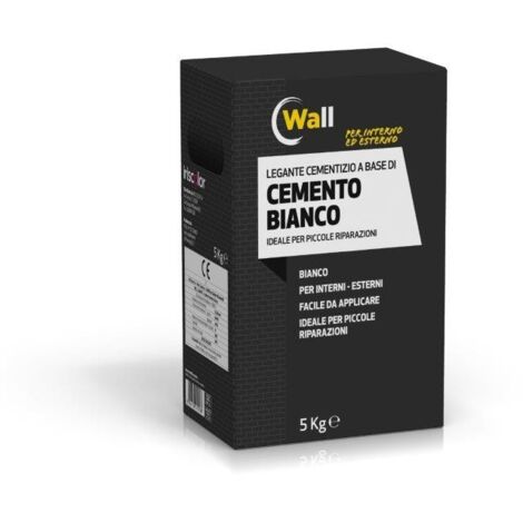 WALL CEMENTO POLVERE BIANCO 5 KG
