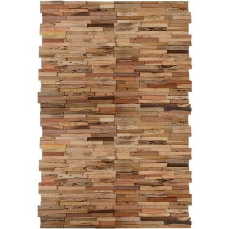 Wall Cladding Panels 20 pcs Recycled Teak 2 m²