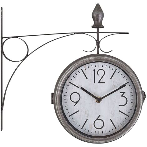 Wall Clock ROMONT 34 cm Metal Silver