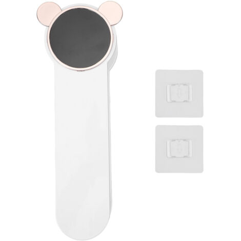 Wall Clothes Hanger Stacker Plastic Minimalist 2 Layer Expandable Space Saving Wall Sticky Clothes Hanger Organizer for Bathroom Balcony Laundry Room White