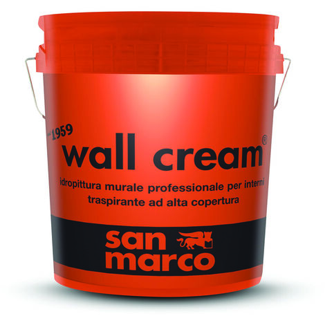 Wall cream idropittura traspirante alta copertura bianca lt 2,5