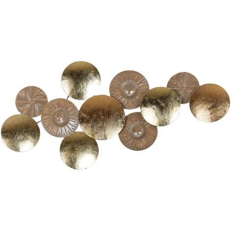 Wall Decor THALLIUM Metal 45 cm Gold