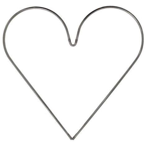 Wall Decoration Screw On Heart Designed To Rust Garden Pride