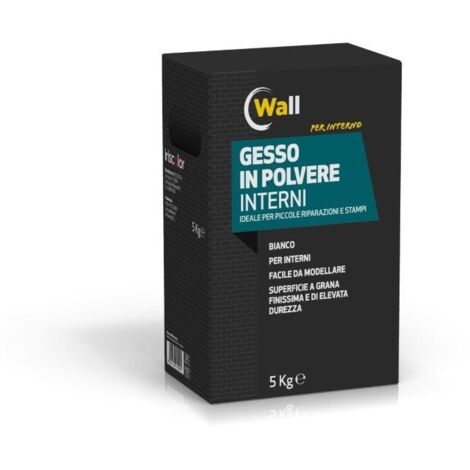 WALL GESSO POLVERE PER INTERNI 5 KG