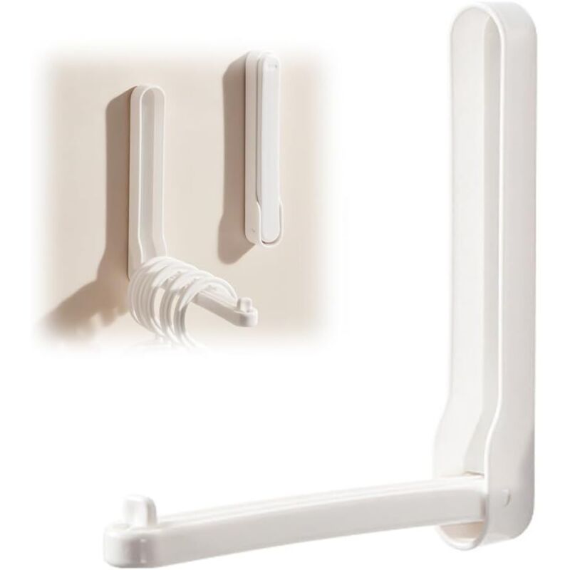 Support mural pour cintres, organisateur de cintres, cintre gain de place, cintre pliable, empilable de cintres, cintre multifonctionnel