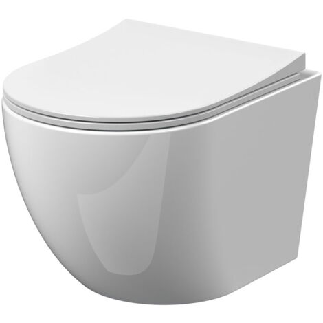 Wall Hung Pan & Soft Close Seat - TOILETSET3