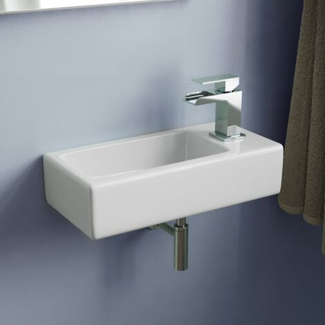 Wall Hung Right Handed Cloakroom 360mm Basin Sink