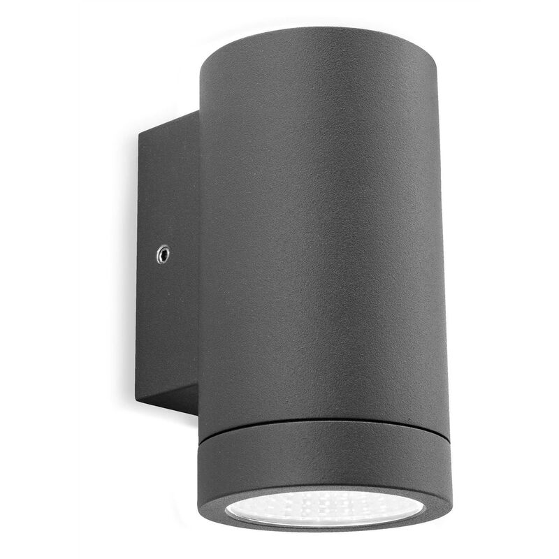 Shelby - LED 1 Light Single Outdoor Wall Light Graphite IP65 - Firstlight