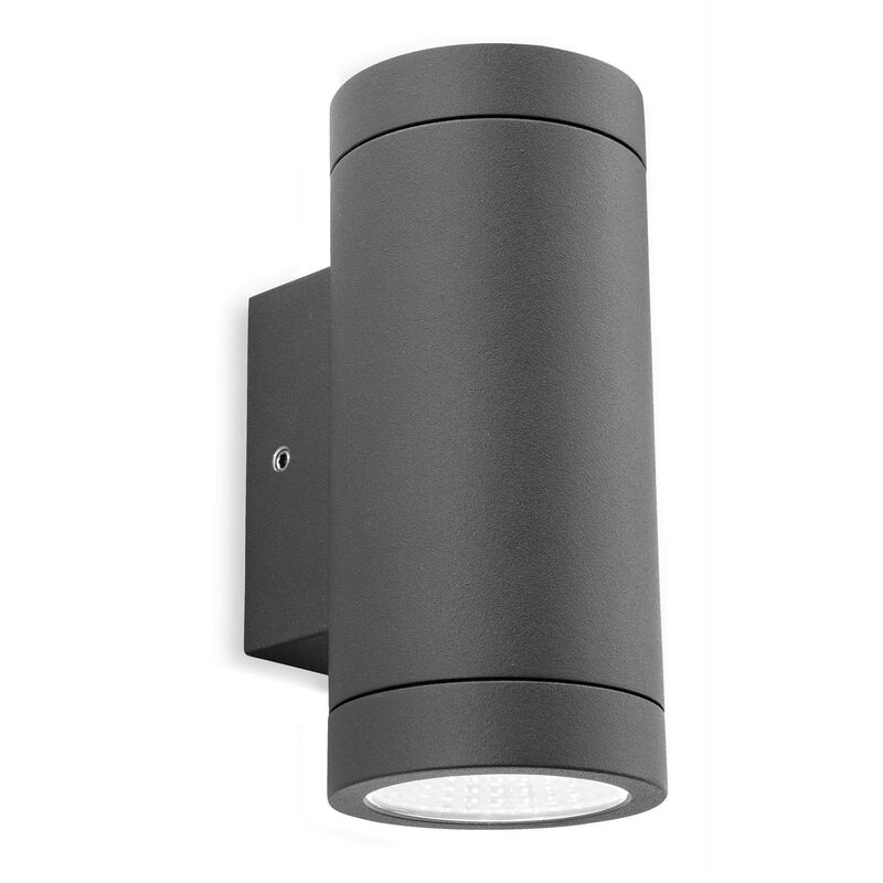 Shelby - LED 2 Light Outdoor Up Down Wall Light Graphite IP65 - Firstlight