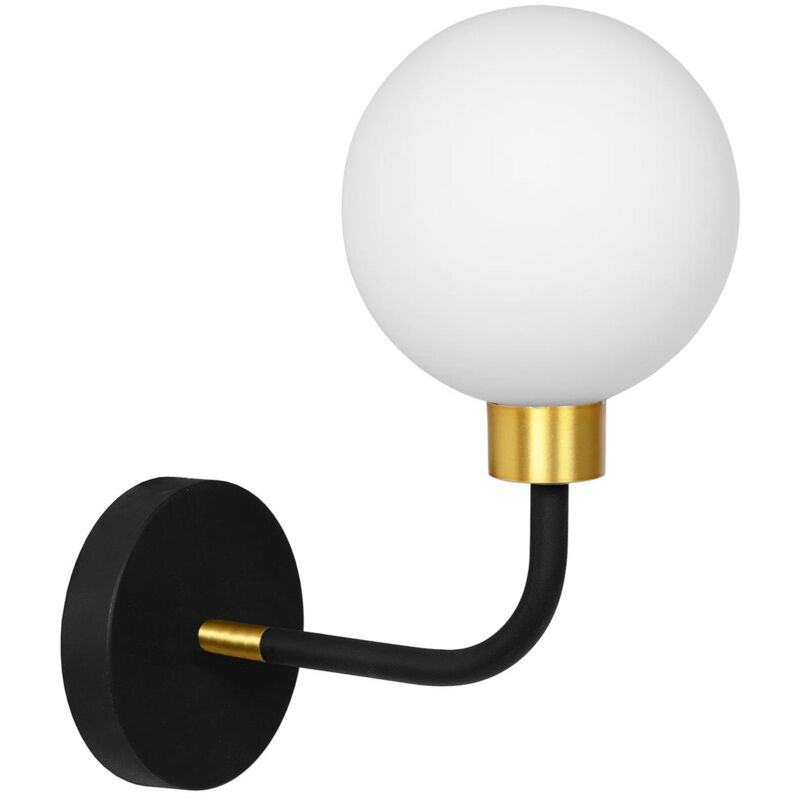 Image of Wall lamp APP1301-1W Black Gold
