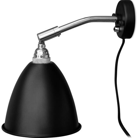 Wall Lamp BL 7 - Robert Dudley Best style - Chrome Steel Black
