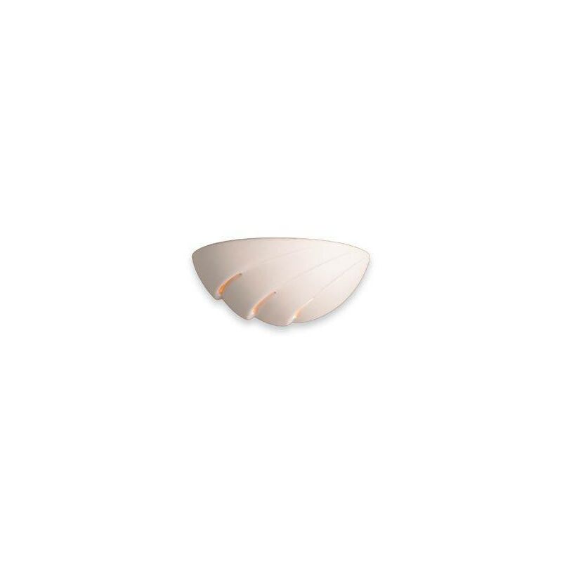 Firstlight Ceramic - 1 Light Ceramic Indoor Wall Uplighter - 100W Unglazed, E27