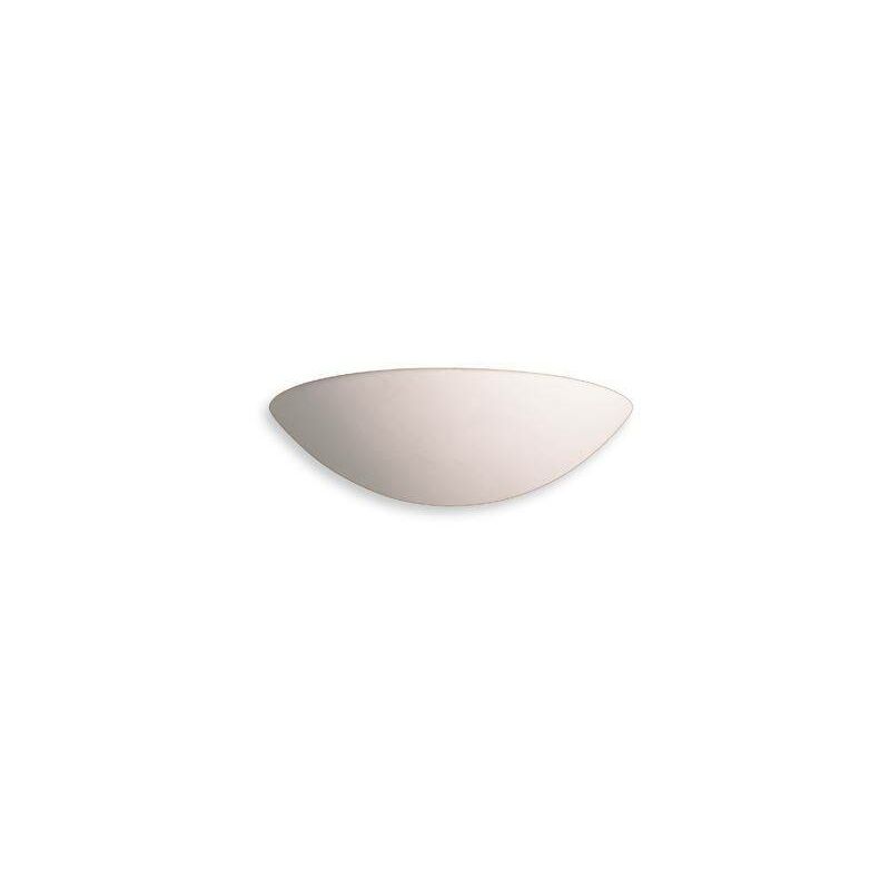 Firstlight Ceramic - 1 Light Ceramic Indoor Wall Uplighter - 100W Unglazed, E27