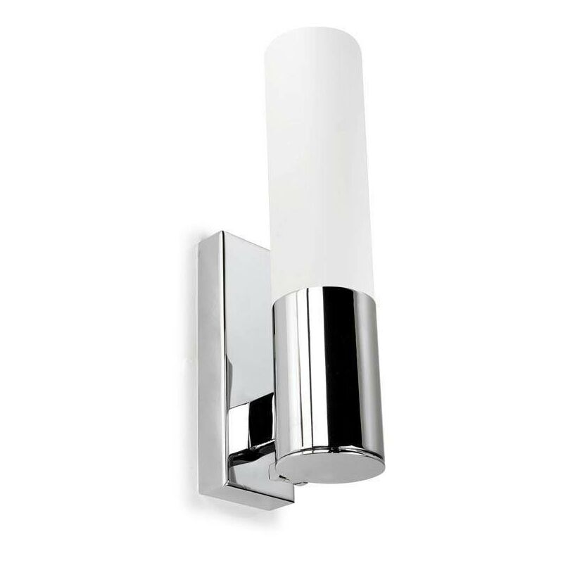 Leds-C4 Dresde On - 1 Light Bathroom Wall Light Chrome IP44, E14