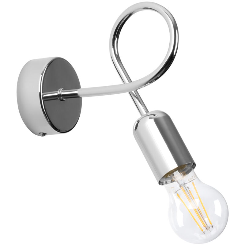 Image of Wall lamp loop chrome