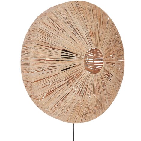Wall Lamp LUMUT Wicker Natural