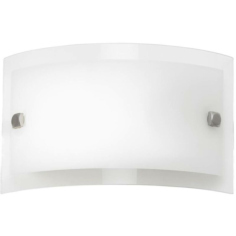 Endon Lighting - Endon Phelps - 1 Light Indoor Wall Light Clear with Frosted Glass, E14
