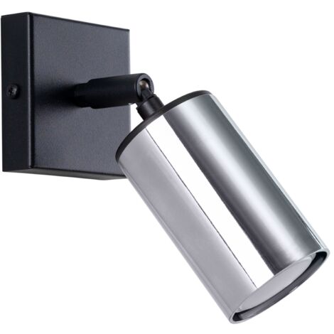 Wall lamp WINX black/chrome