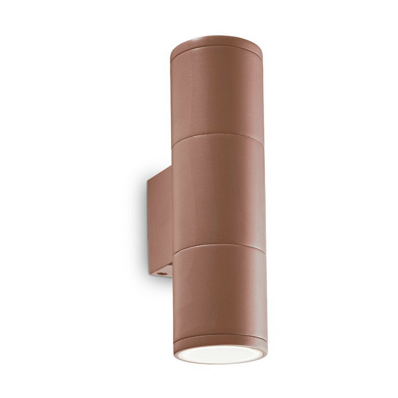 Ideal Lux Outdoor Up Down Light Coffee IP44, GU10