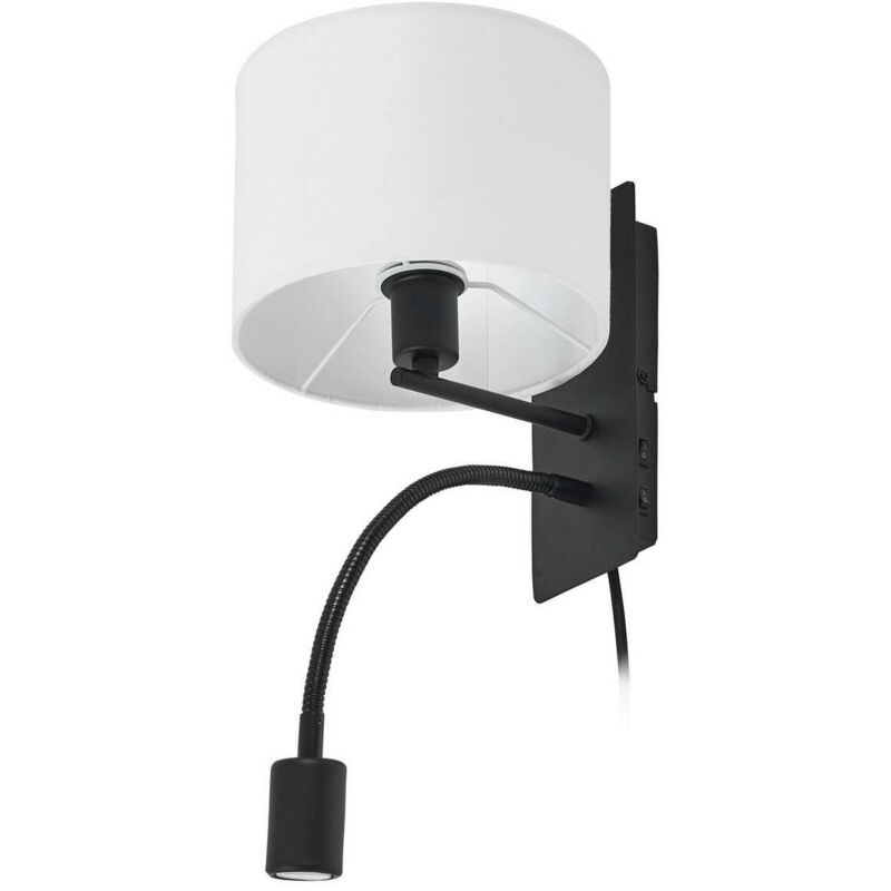Lindby Led Wall Lightdimmable 'florens' Made Of Textile For Living Room & Dining Room