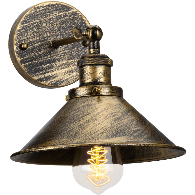 Image of Wall Light Industrial Vintage E27 Ø22cm&hellip;
