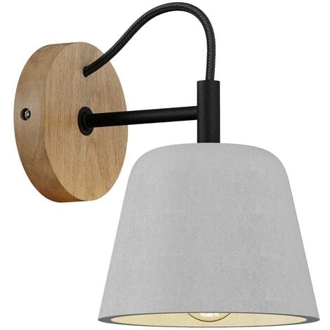 Wall Light Kalinda dimmable (scandinavian) in Silver for e.g. Living Room & Dining Room (1 light source, E14) from Lucande