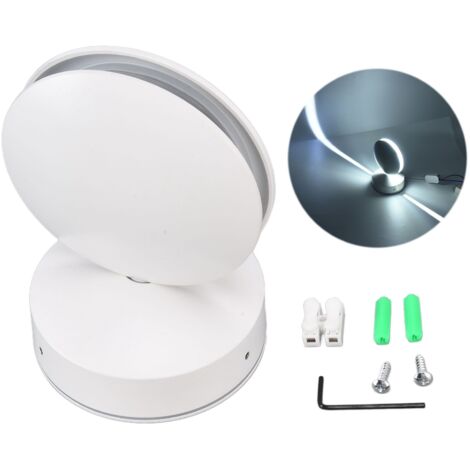 Wall Light LED 360 Degrees 10W Soft Bright White Light Aluminum Shell Heat Resistance Easy Install LED Corridor Light