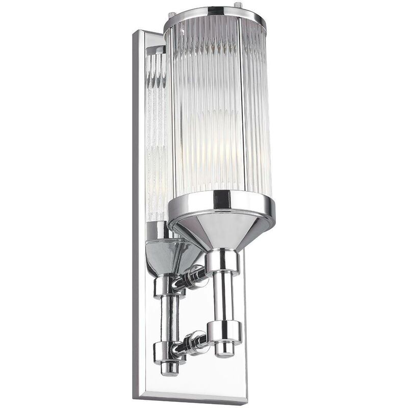 Elstead Lighting - Elstead Paulson - 1 Light Indoor Wall Light Chrome IP44, G9