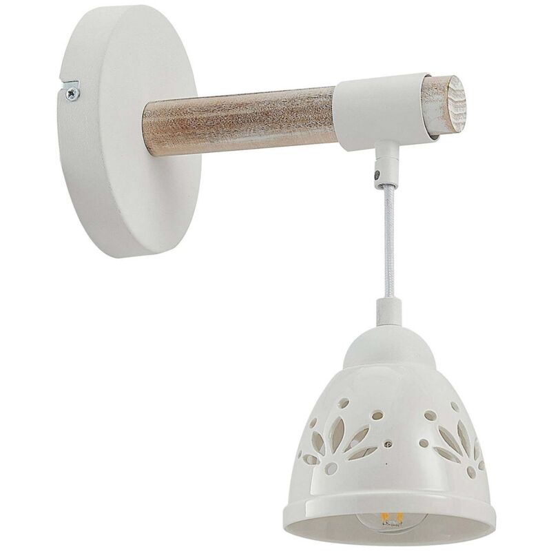 Lindby Wall Lightdimmable 'pimana' Made Of Wood For Living Room & Dining Room