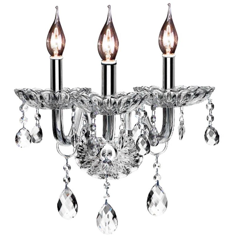 Wall Light Toolight 300759 E14 Chrome / Transparent