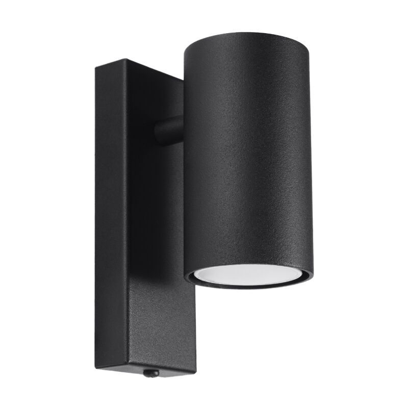 Utti black wall lamp