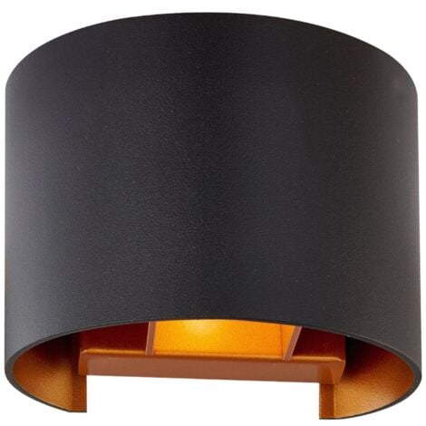 Wall Light Zuzana dimmable (modern) in Black made of Aluminium for e.g. Living Room & Dining Room (1 light source, G9) from Arcchio