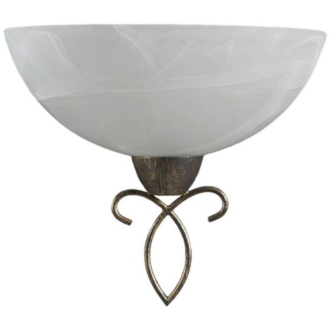 Wall Lightdimmable 'Mohija' made of Glass for Living Room & Dining Room