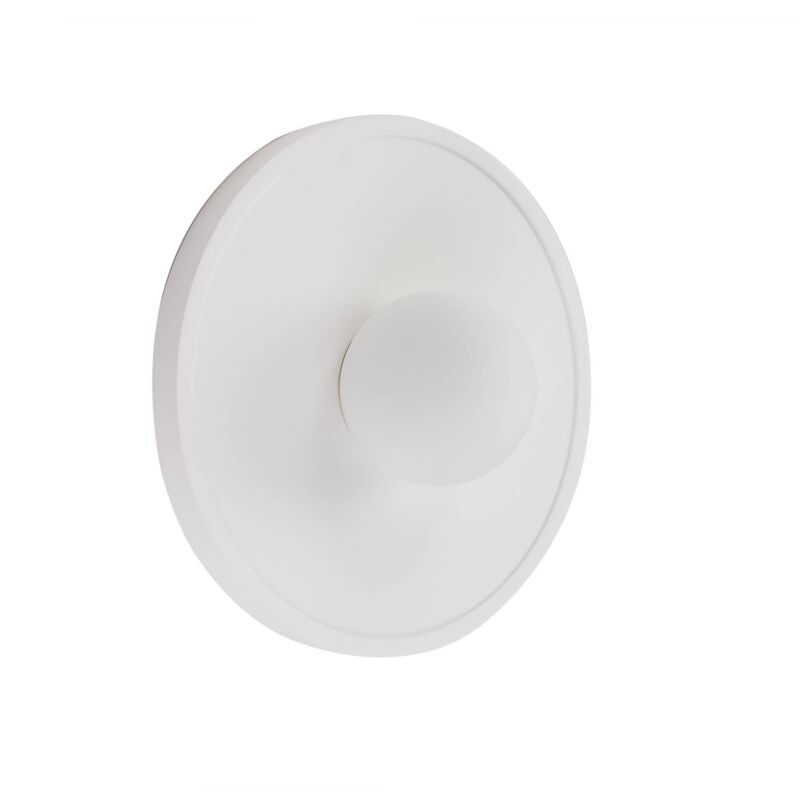 Wall Lightdimmable 'Nielson' made of Plaster/Clay for Living Room & Dining Room