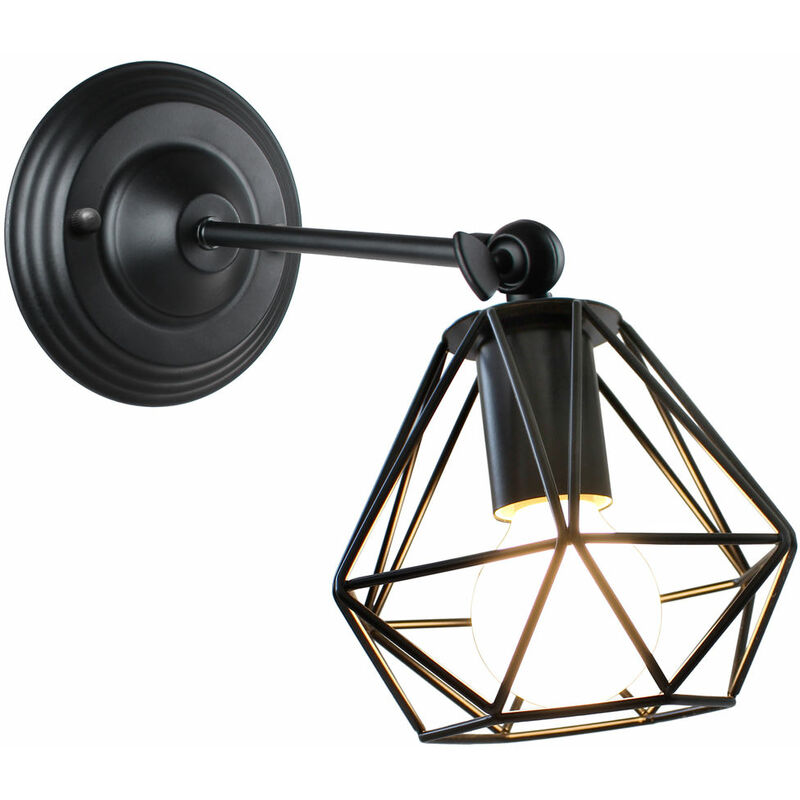 Image of Wall Lighting Fixture, Mini Diamond Metal&hellip;