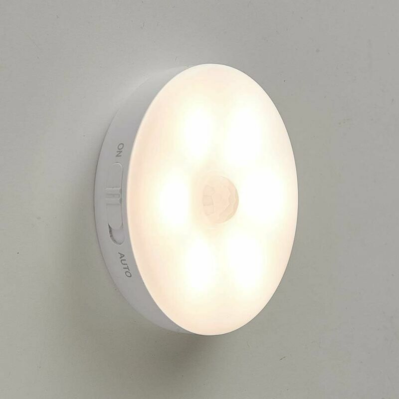 Wall Lights with Motion Detector,Night Light,Cabinet Light usb Rechargeable led Light,Intelligent Sensor Light,Battery Powered Light for