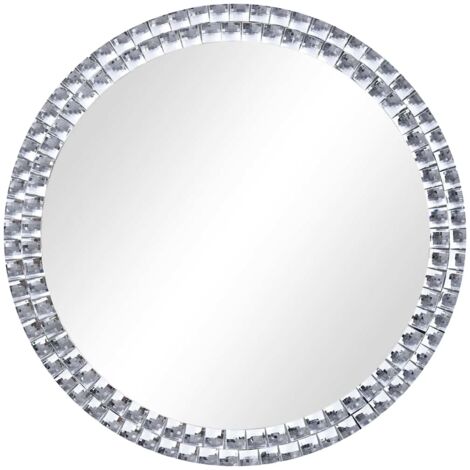 Wall Mirror 40 cm Tempered Glass vidaXL