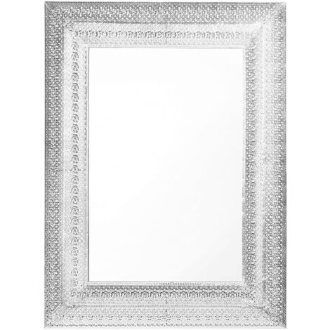 Wall Mirror 70 X 90 Cm Silver Pordic 152084 Wall Mirror 70 X 90 Cm Silver Pordic