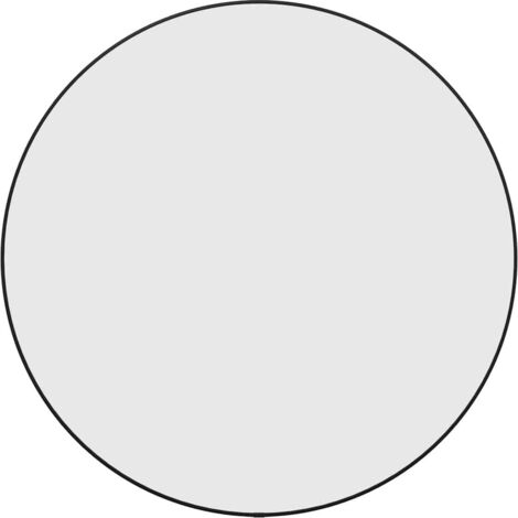 Wall Mirror Black Ø 60 cm Round vidaXL