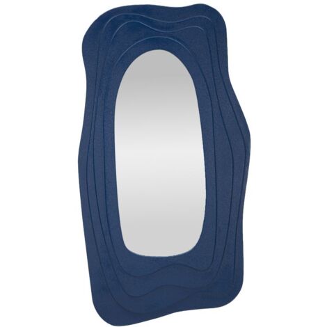 WALL MIRROR DAFNE BLUE CM 90X4X165