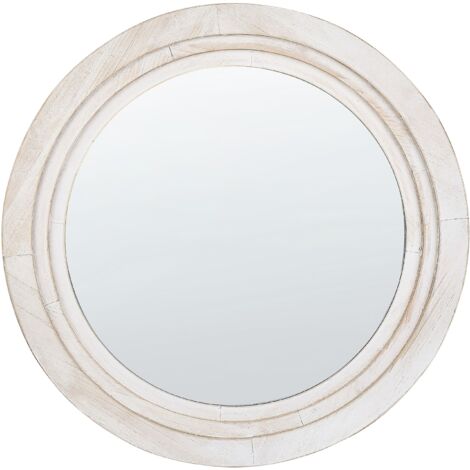 Wall Mirror DELICIAS 60 cm 60 cm Off-White