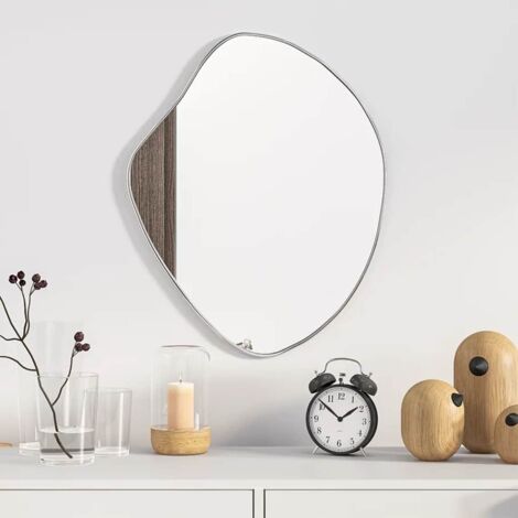 Wall Mirror Silver 50x40 cm vidaXL