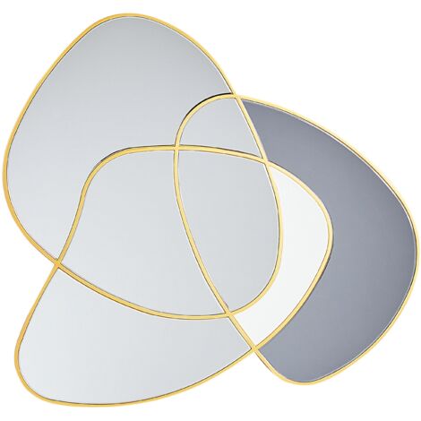 Wall Mirror TAILLY 99 cm 89 cm Gold