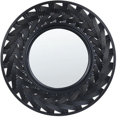 Wall Mirror TIERGA 60 cm 60 cm Black