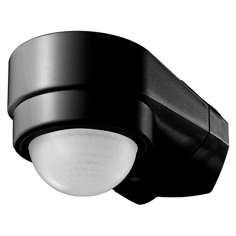 VT6612 High Quality Infrared Motion Sensor Adjustable Corner Black Body - V-tac
